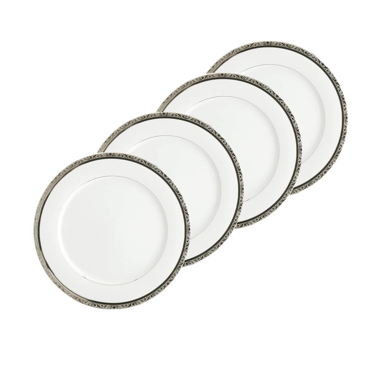 Noritake Regent Plate 21cm Set of 4 Gold | Kitchen Warehouse
